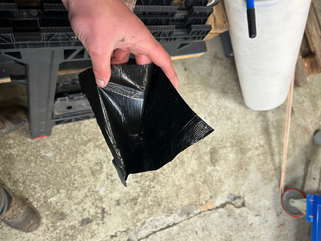 Self-adhesive backing on the VCL